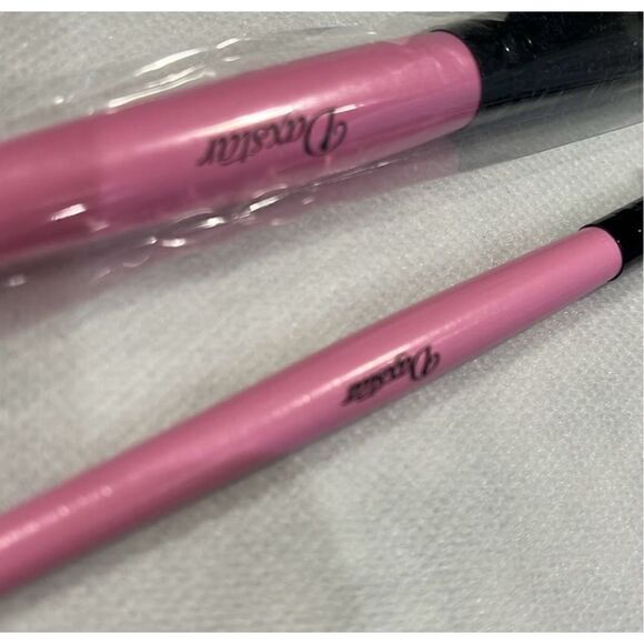 Daxstar Makeup Brushes Set of 2 Pink Black NEW - Picture 3 of 3
